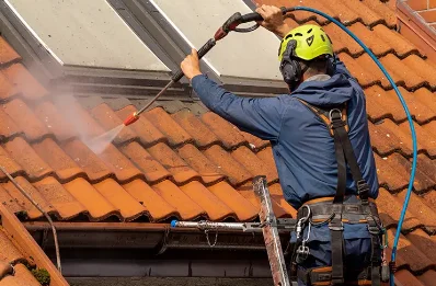 Démoussage et hydrofuge de toiture à Torsiac